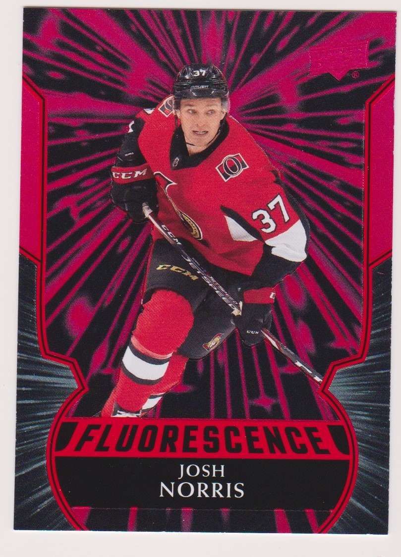 (image for) 2020-21 Upper Deck Fluorescence Red #F29 Josh Norris